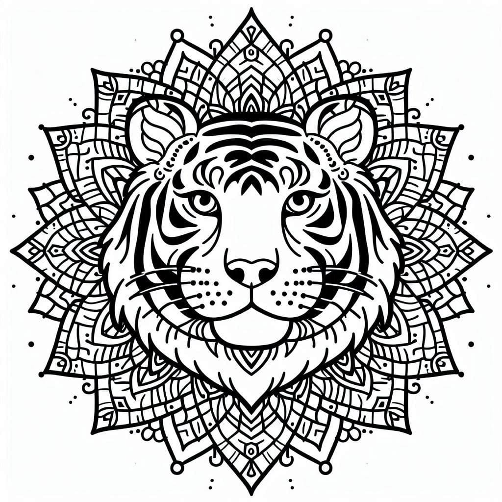 Mandalas Tigre 3